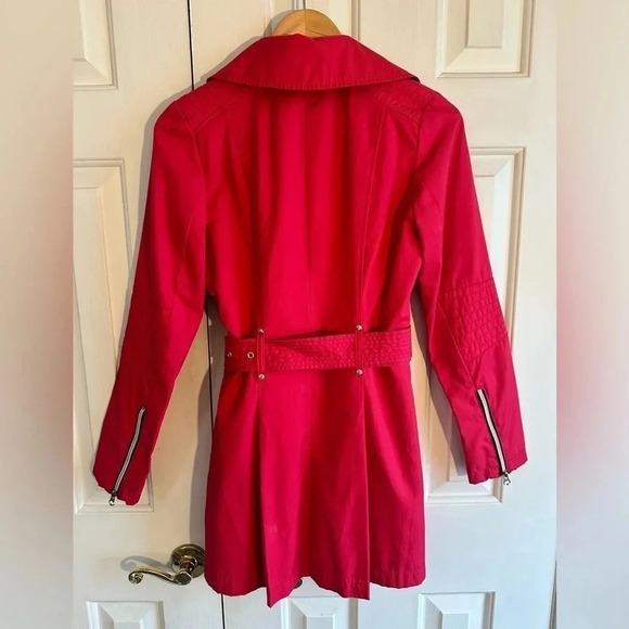 Black Rivet women’s Trench style Rain Coat, Spring Jacket. Size XS - Picture 3 of 10